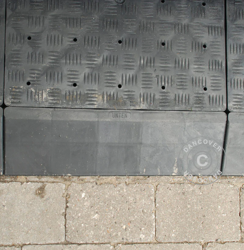 Plastgulv kantstykke, Højre, Antracit - Image 3
