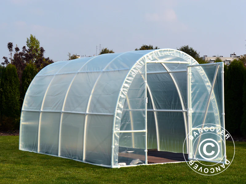 Polytunnel Drivhus 130, 2,2x3x1,9m, 6,6m², Transparent - Image 3
