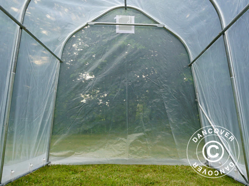 Polytunnel Drivhus, 2x2x2m, PE, 4m², Transparent - Image 11