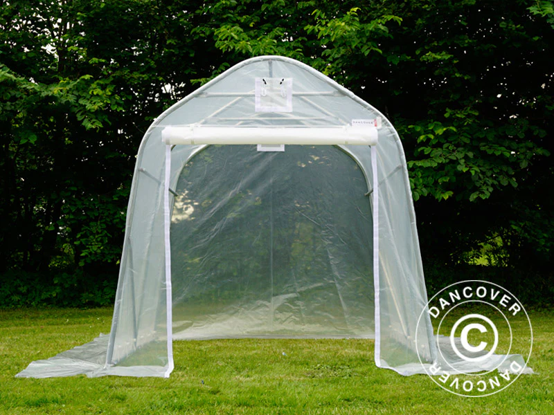 Polytunnel Drivhus, 2x2x2m, PE, 4m², Transparent - Image 13