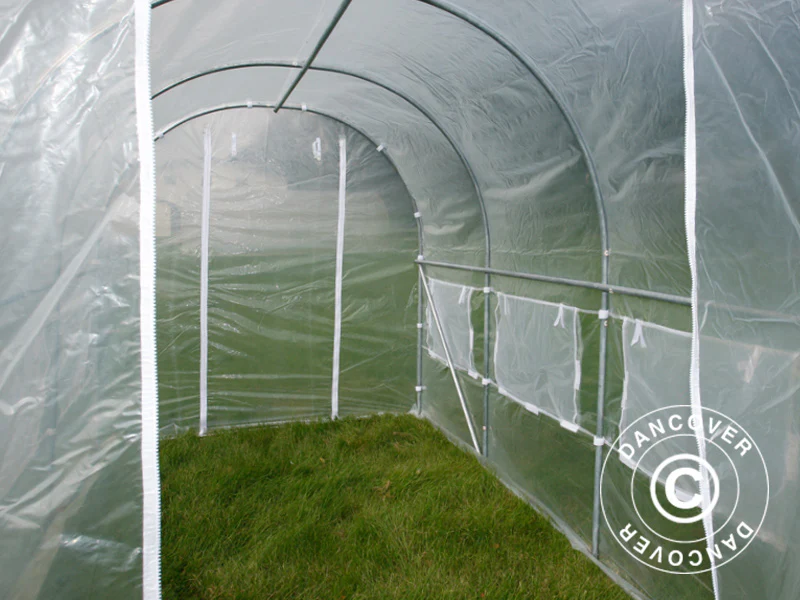 Polytunnel Drivhus 2x3x2m, 6m², Transparent - Image 9