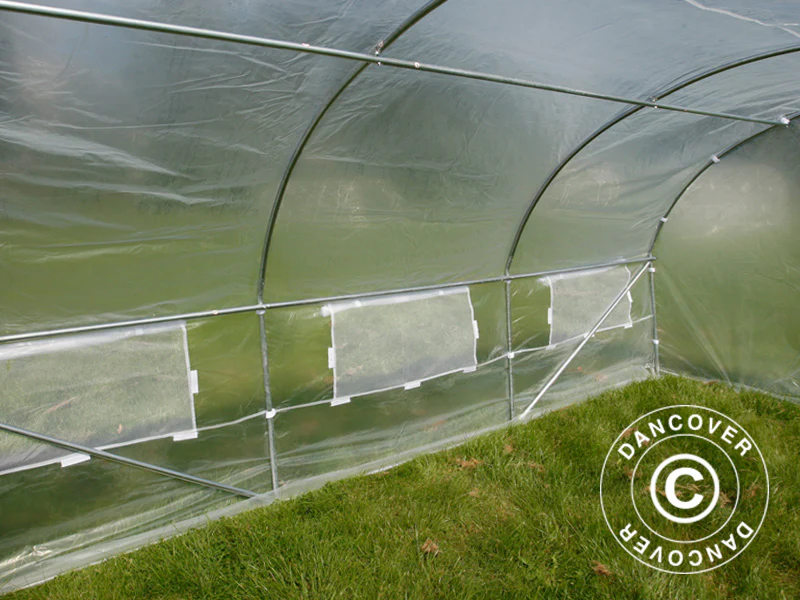 Polytunnel Drivhus 4x4x2m, 16m², Transparent - Image 8