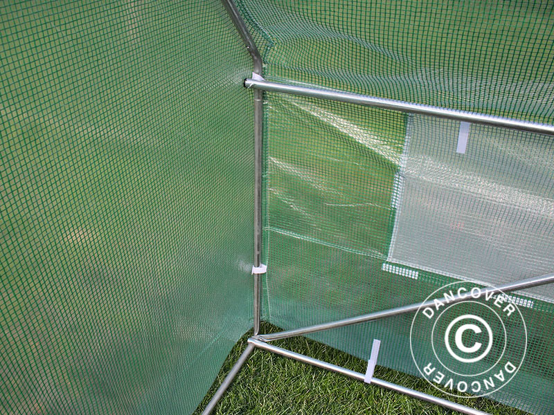 Polytunnel Drivhus 4x8x2m, 32m², Grøn - Image 14
