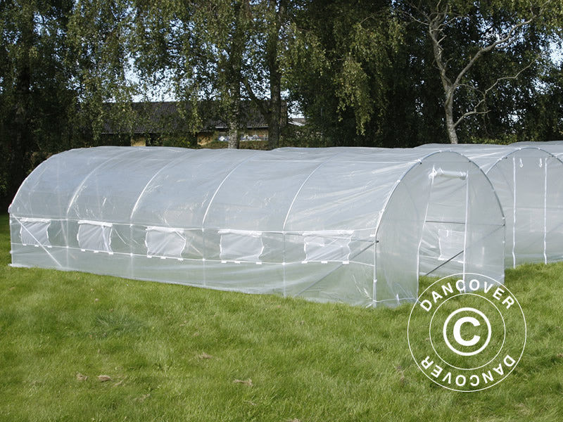 Polytunnel Drivhus 4x8x2m, 32m², Transparent - Image 4