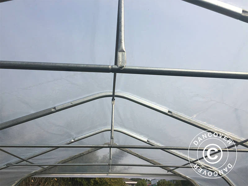 Polytunnel Drivhus, 5,4x6x2,9m, PE, 32,4m², Transparent - Image 10