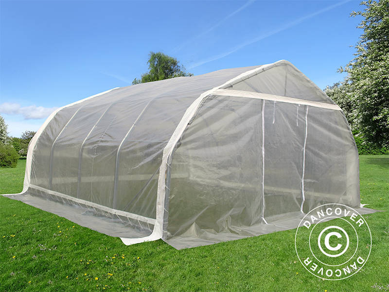 Polytunnel Drivhus, 5,4x6x2,9m, PE, 32,4m², Transparent - Image 3