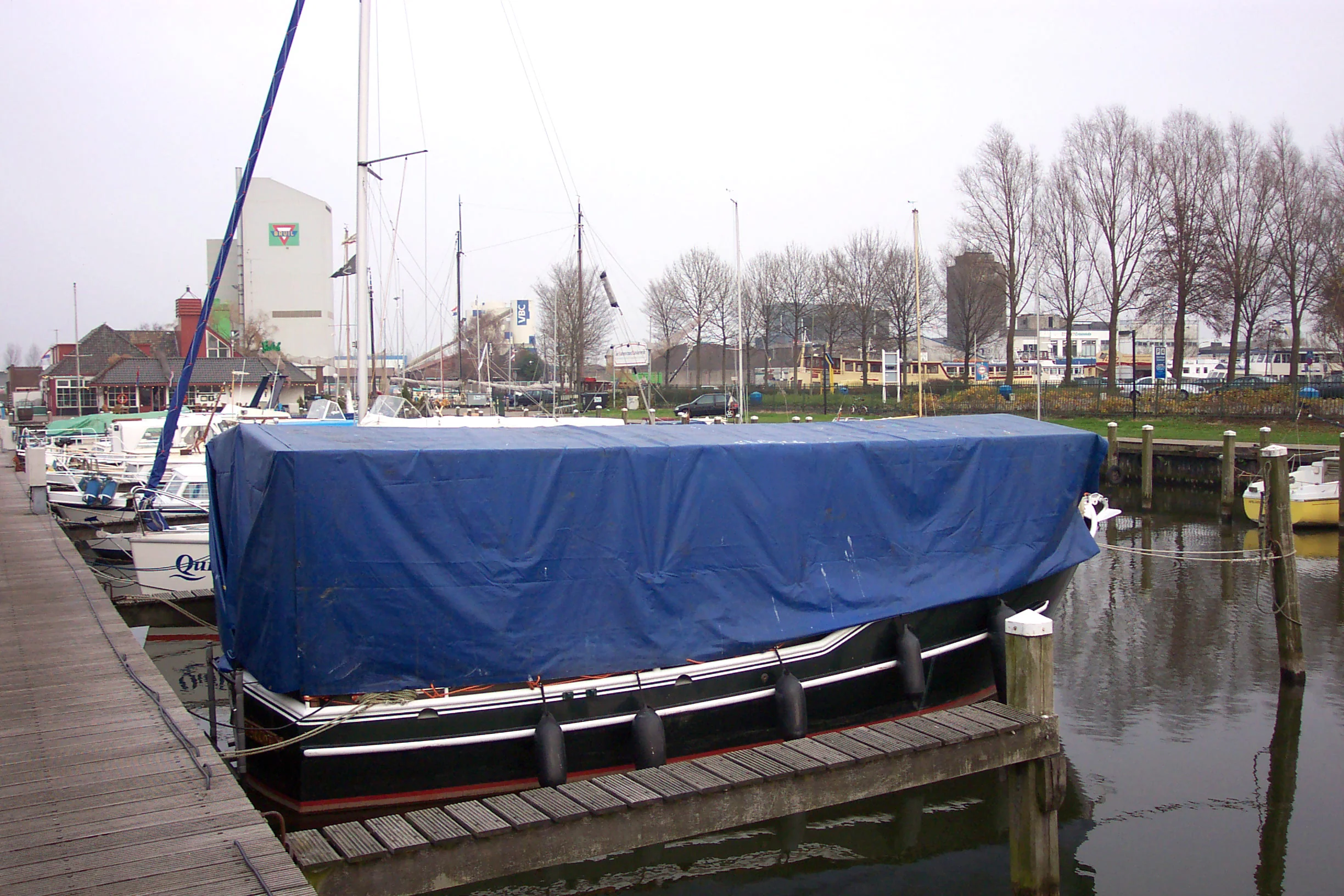 Presenning 10x12m, PVC 570g/m², Blå - Image 12