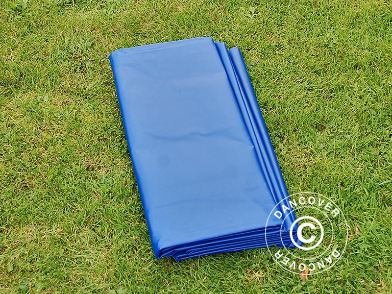 Presenning 10x12m, PVC 570g/m², Blå - Image 3