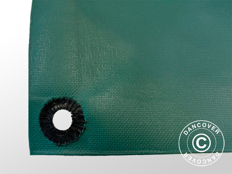 Presenning 3,5x8m, TPO, 350 g/m², Grøn - Image 3