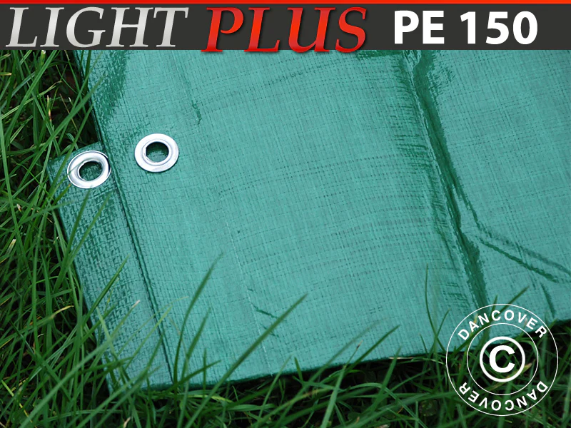 Presenning 4x6m, PE 150g/m², Grøn