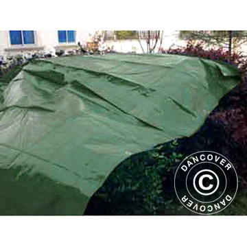 Presenning 4x6m, PE 150g/m², Grøn - Image 10