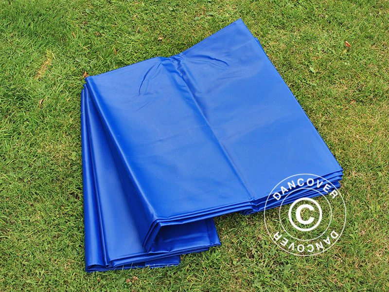 Presenning 4x6m, PVC 570g/m², Blå - Image 13