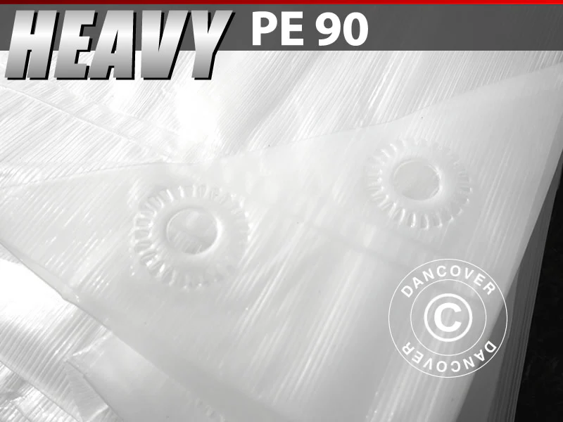 Presenning 6x10m, PE 90g/m², Semitransparent