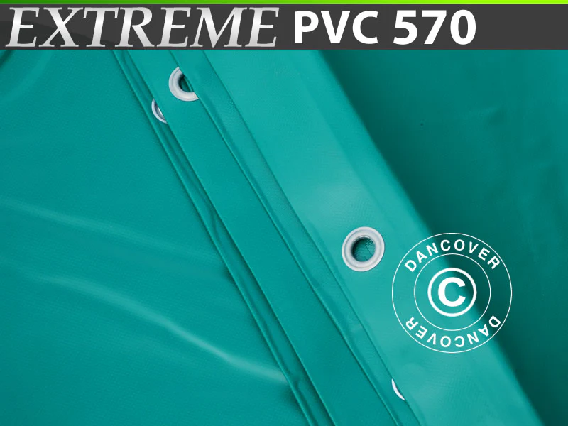 Presenning 6x10m, PVC 570g/m², Grøn
