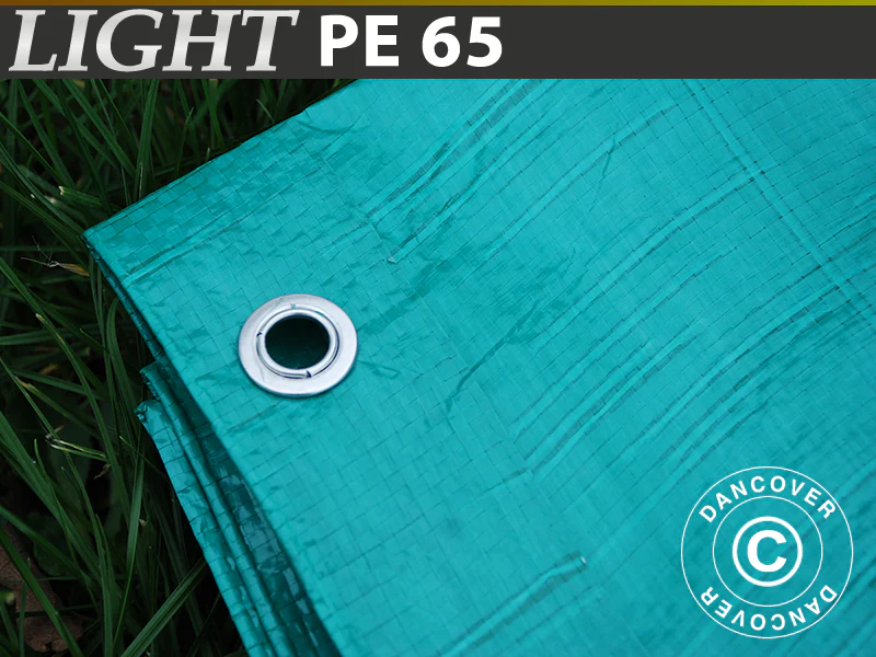 Presenning 6x8m, PE 65g/m², Grøn