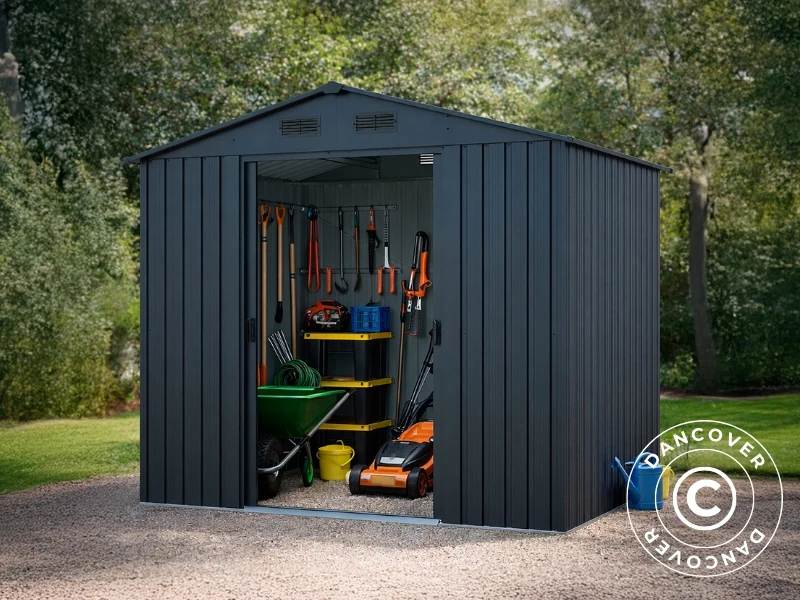 Redskabsskur 2,36x1,74x2,06m, 4,1m2, ProShed®, Antracit - Image 4
