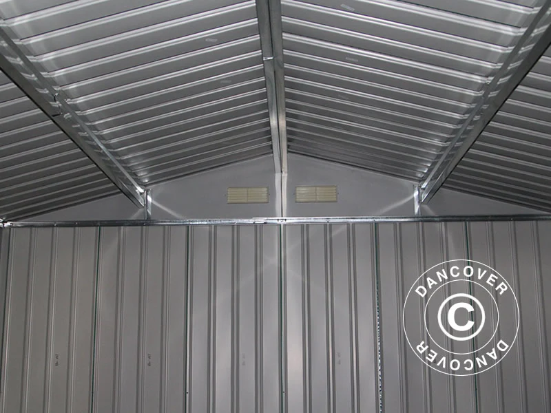 Redskabsskur 2,77x2,55x1,92m, 7,06m², ProShed®, Aluminium Grå - Image 3