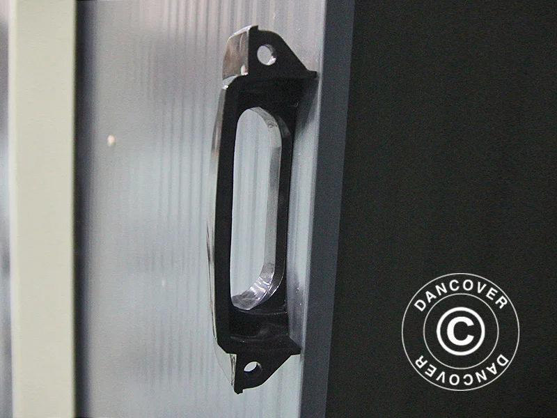 Redskabsskur 2,77x2,55x1,92m, 7,06m², ProShed®, Aluminium Grå - Image 4