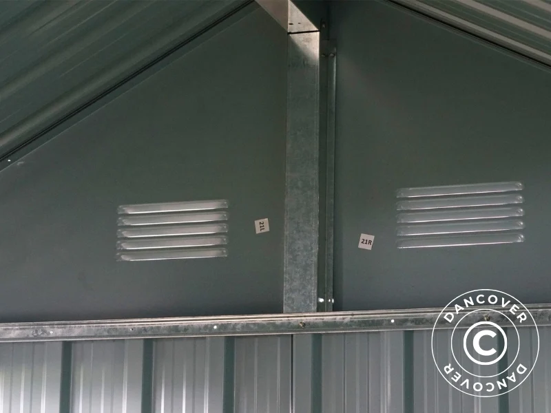 Redskabsskur 3,66x1,72x2,22m, 6,29m², ProShed®, Antracit/Hvid - Image 6