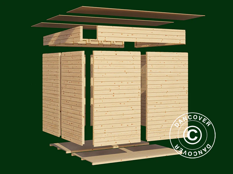 Redskabsskur i træ, Bertilo Amrum 1, 1,8x1,2x2,11m, 2,16m² - Image 4
