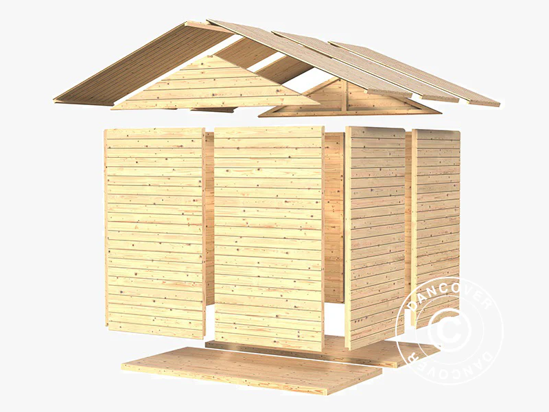Redskabsskur i træ, Bertilo Sylt 1, 1,8x1,2x2,25m, 2,16m² - Image 5