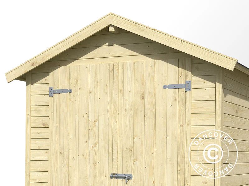 Redskabsskur i træ Heinola 1,7x1,76x2,13m, 13mm, 2,99m², Natur - Image 4
