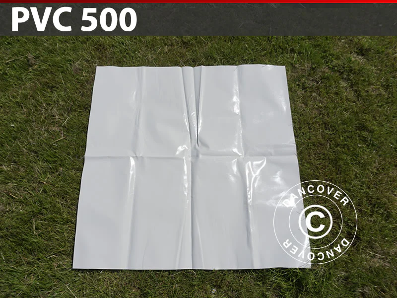 Reparations PVC til partytelte, 500g/m², 1x1m, Hvid