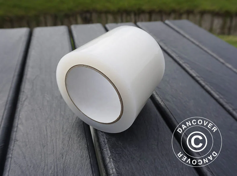Reparationstape til polytunnel drivhuse, 10m, Transparent - Image 7