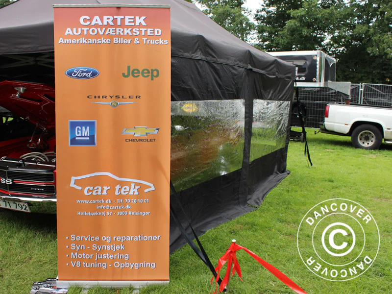 Roll up banner PRO 85x200cm, med enkelt-side tryk - Image 4