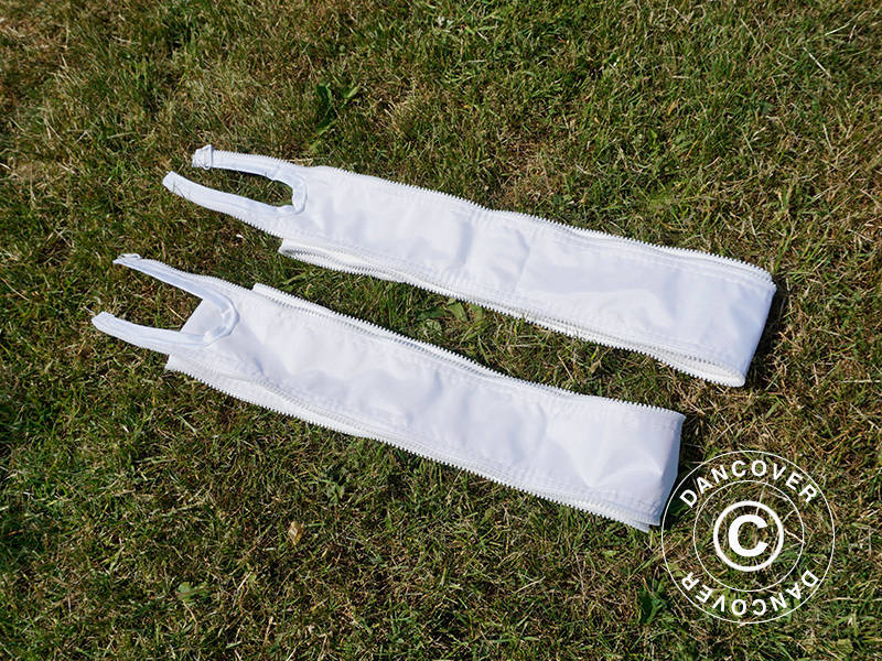 Samlestykke til FleXtents® PRO foldetelt 3m serien, Hvid, 2 stk. - Image 7