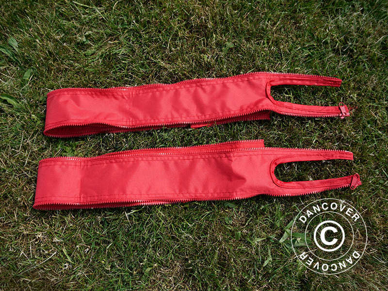 Samlestykke til FleXtents® PRO foldetelt 4m serien, Rød, 2 stk. - Image 5