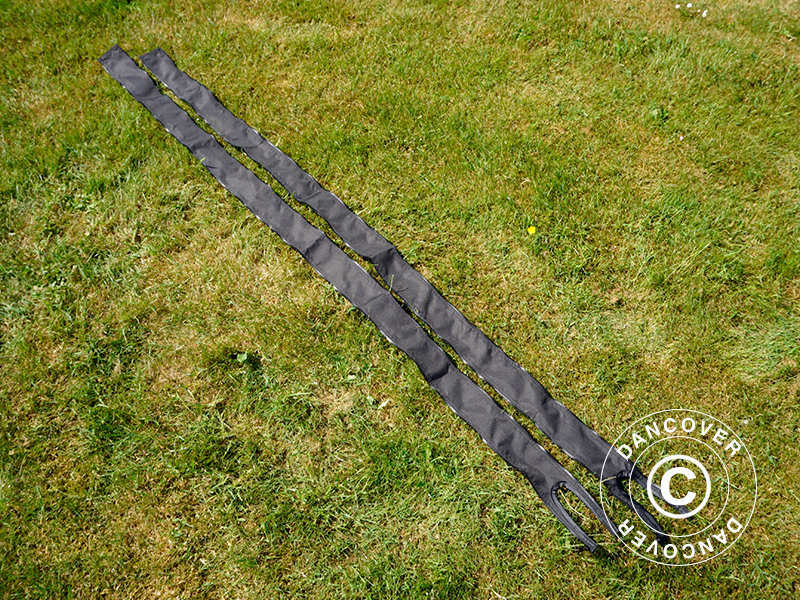 Samlestykke til FleXtents® PRO foldetelt 4m serien, Sort, 2 stk. - Image 3