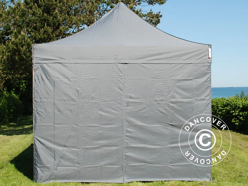Sidevægge til Foldetelt FleXtents 3x3m, Grå - Image 2