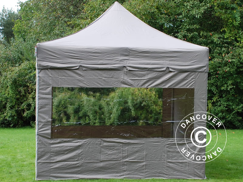 Sidevægge til Foldetelt FleXtents 3x3m, Latte - Image 3