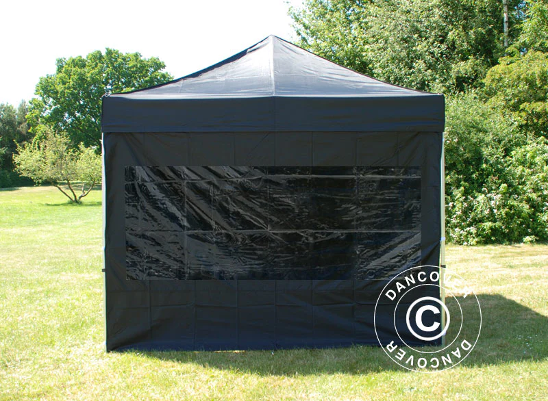 Sidevægge til Foldetelt FleXtents 3x6m, Sort - Image 5