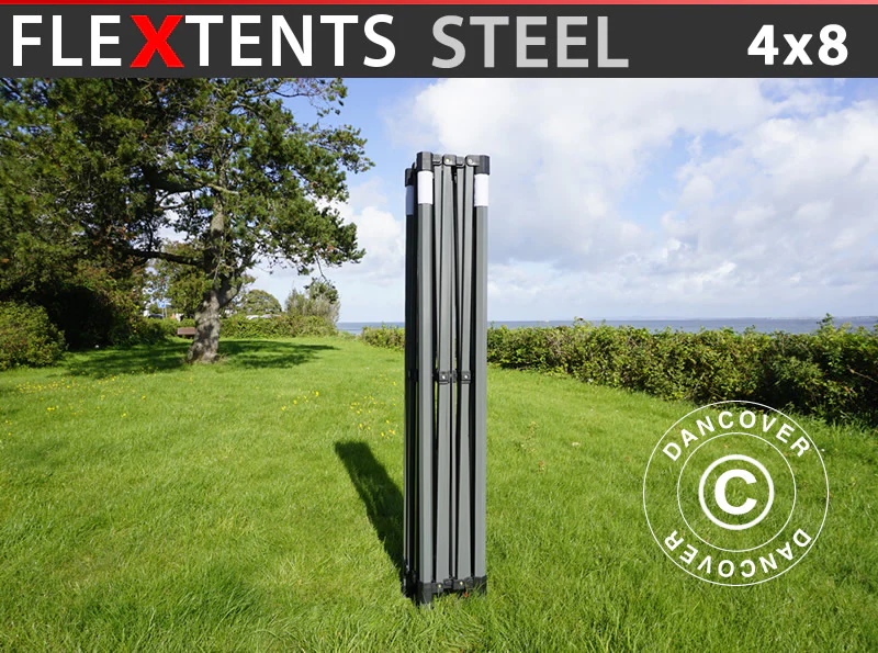 Stålstel til foldetelt FleXtents Steel 4x8m, 6 ben, 40mm