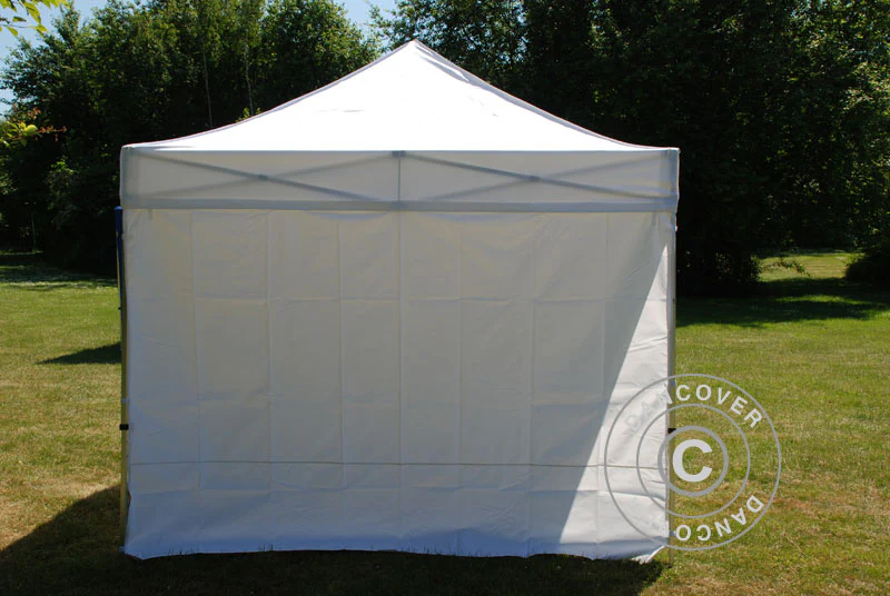 Standard sidevæg til FleXtents 2x2m, 2m, Hvid - Image 3