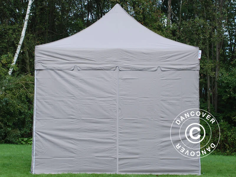 Standard sidevæg til FleXtents, 3m, Latte - Image 2