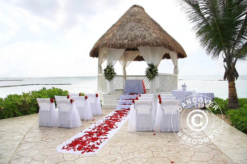 Stolebetræk til 44x44x80cm klapstol, Hvid - Image 6