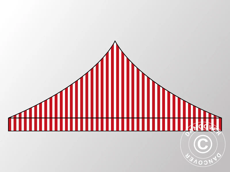 Tagdug til Foldetelt FleXtents 3x6m, Stribet