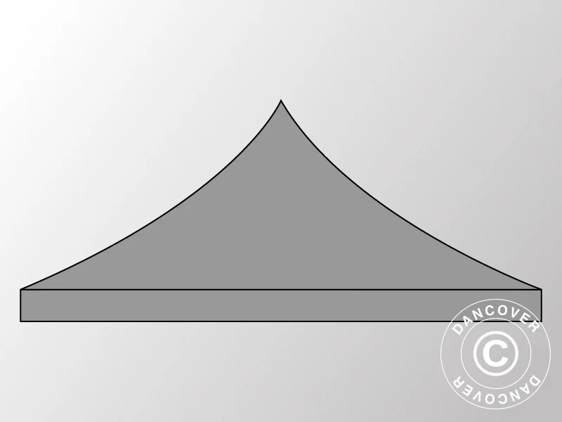 Tagdug til Foldetelt FleXtents 4x6m, Grå