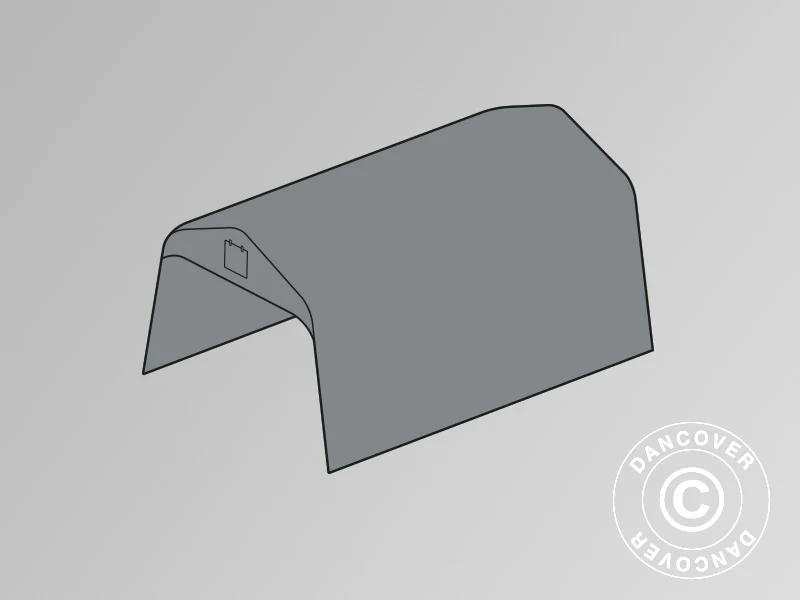 Tagdug til Garagetelt PRO 3,6x6m PE, Grå