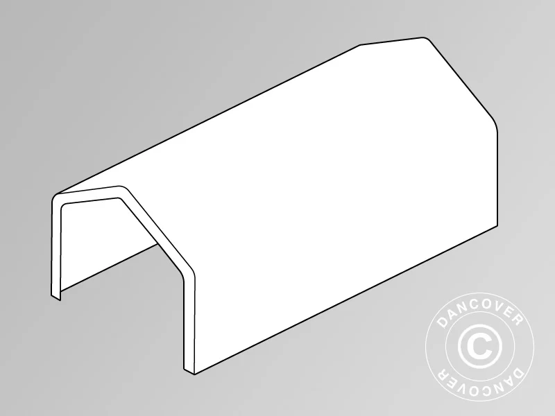 Tagdug til Lagertelt PRO XL 3,5x8m PVC, Hvid
