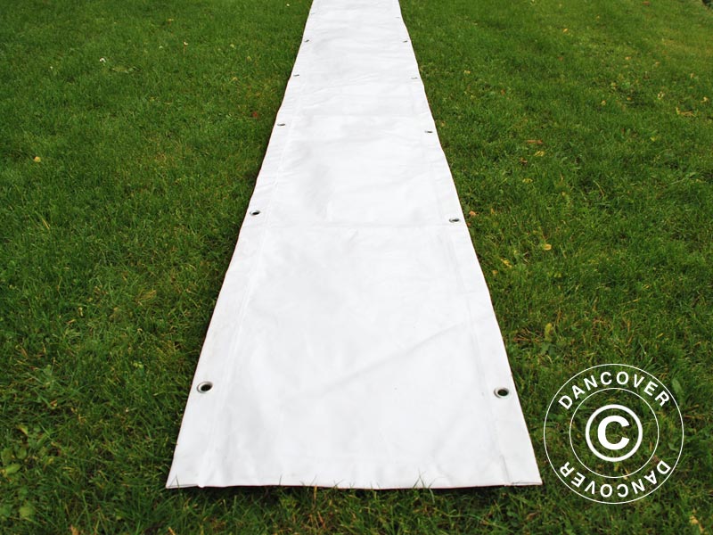 Tagrende 8m PVC til Partytelte