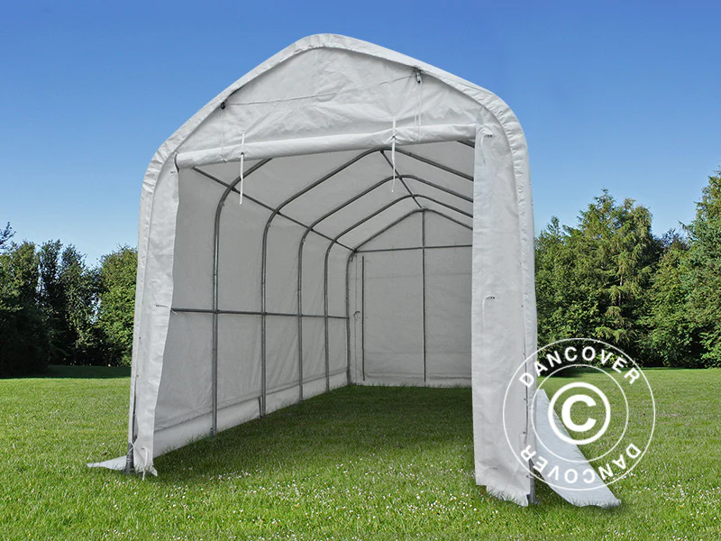 Telthal multiGarage 4x14x4,5x5,5m, Hvid - Image 2