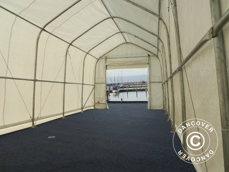 Telthal Oceancover 5,5x15x4,1x5,3m, PE, Hvid - Image 16