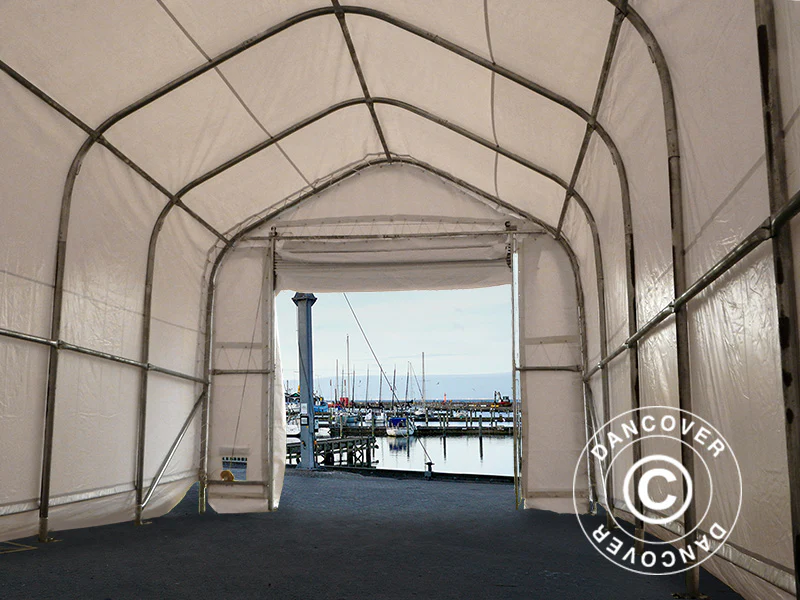 Telthal Oceancover 5,5x15x4,1x5,3m, PVC, Hvid - Image 10