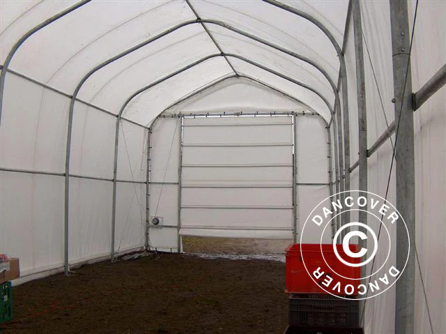 Telthal Oceancover 5,5x15x4,1x5,3m, PVC, Hvid - Image 12