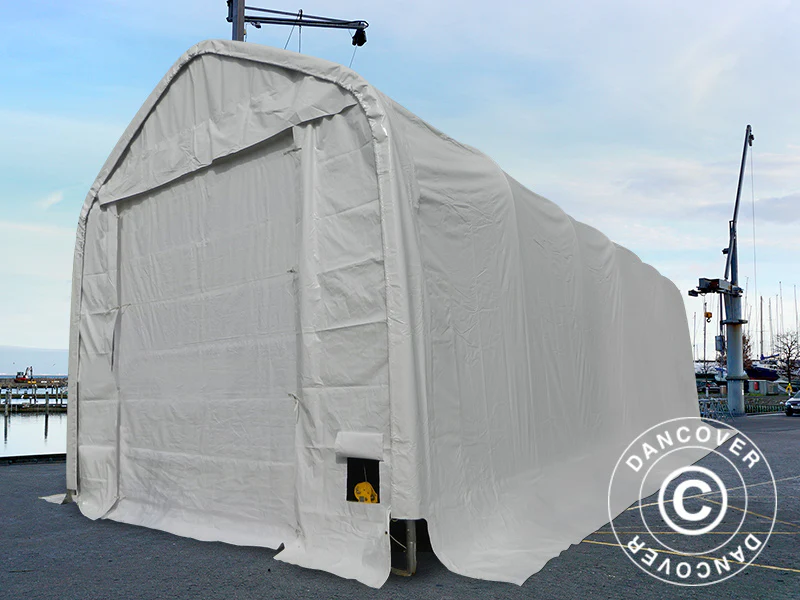 Telthal Oceancover 5,5x15x4,1x5,3m, PVC, Hvid - Image 4