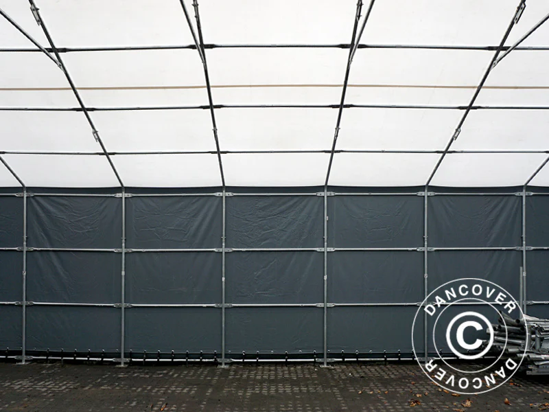Telthal Titanium 7x14x2,5x4,2m, Hvid/Grå - Image 10